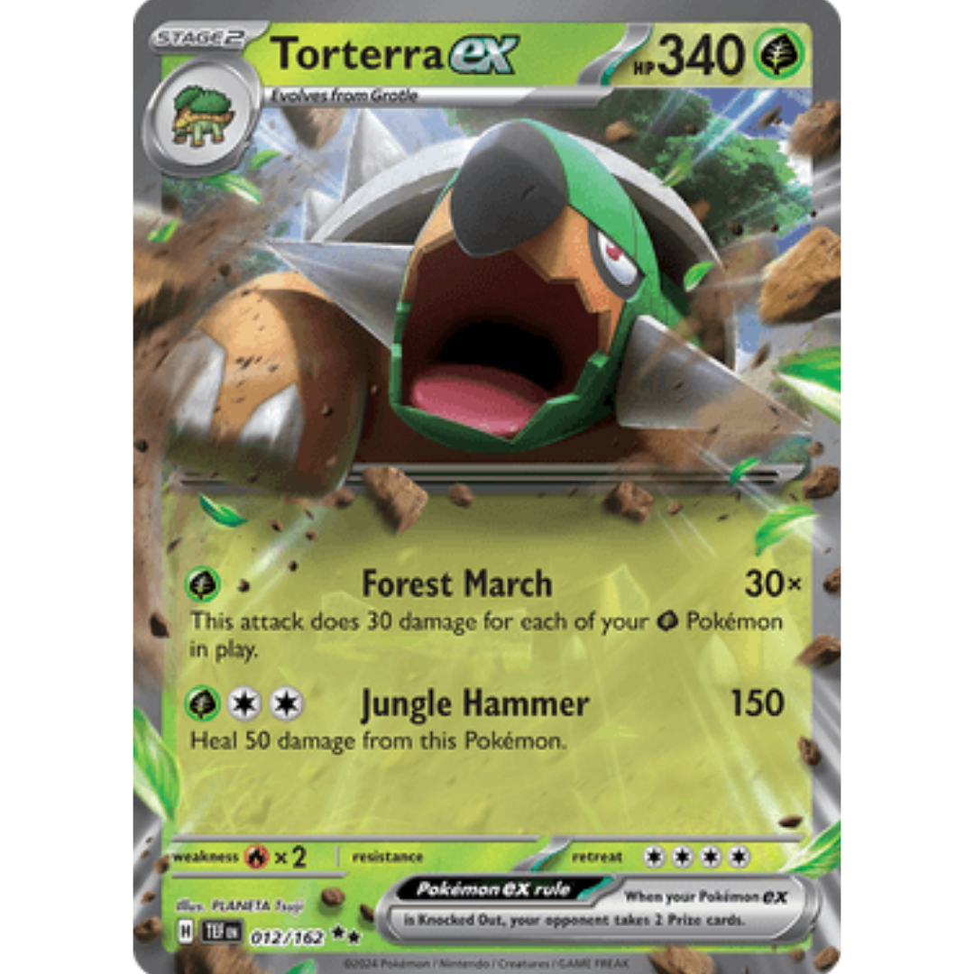 Torterra ex (012/162) [Scarlet & Violet: Temporal Forces]