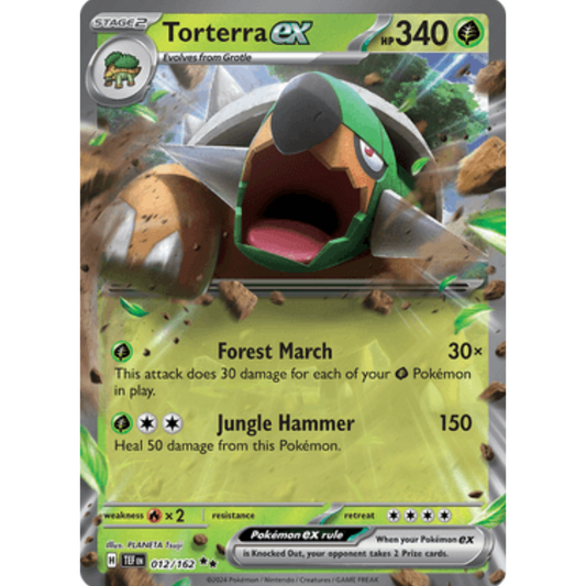 Torterra ex (012/162) [Scarlet & Violet: Temporal Forces]