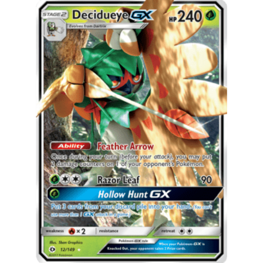 Decidueye GX (12/149) [Sun & Moon: Base Set]