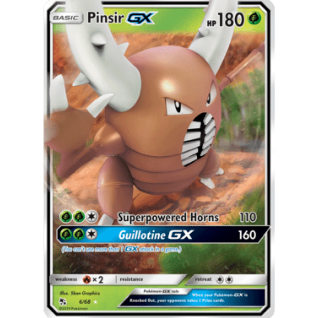 Pinsir GX 006/68  - Holofoil Hidden Fates - Ultra Rare