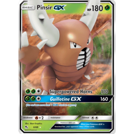 Pinsir GX 006/68  - Holofoil Hidden Fates - Ultra Rare