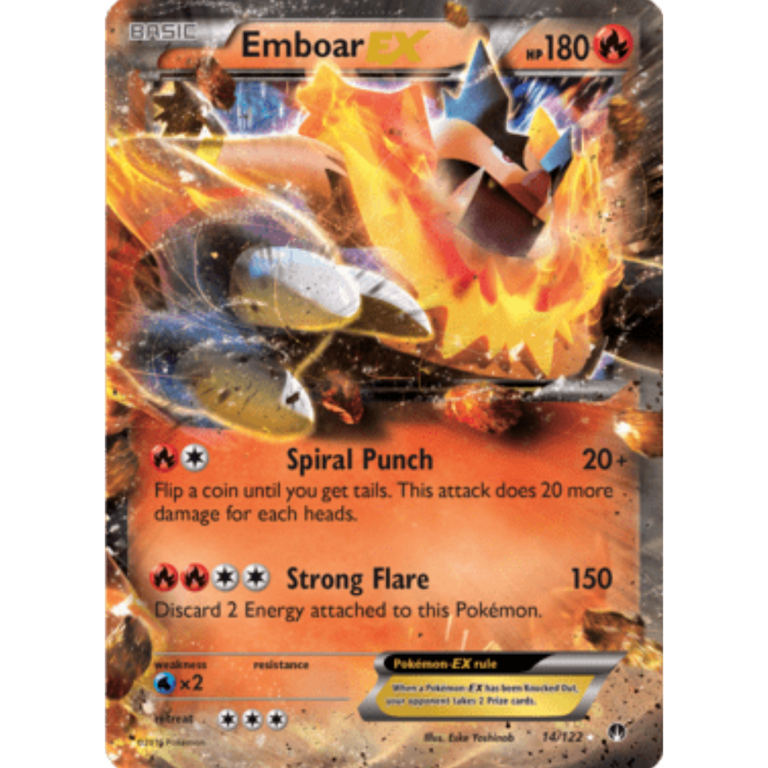 Emboar EX 014/122  - Holofoil XY  BREAKpoint - Ultra Rare