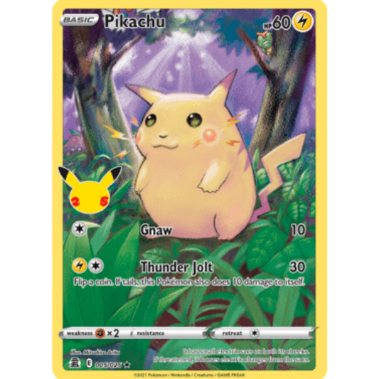 Pikachu 005/025  - Holofoil Celebrations - Holo Rare