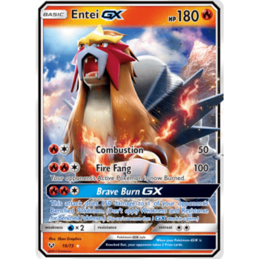 Entei GX (10/73) [Sun & Moon: Shining Legends]