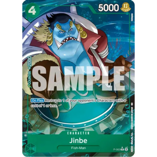 Jinbe - P-063 (Alternate Art) (P-063) - Premium Booster -The Best- Vol. 2 Foil