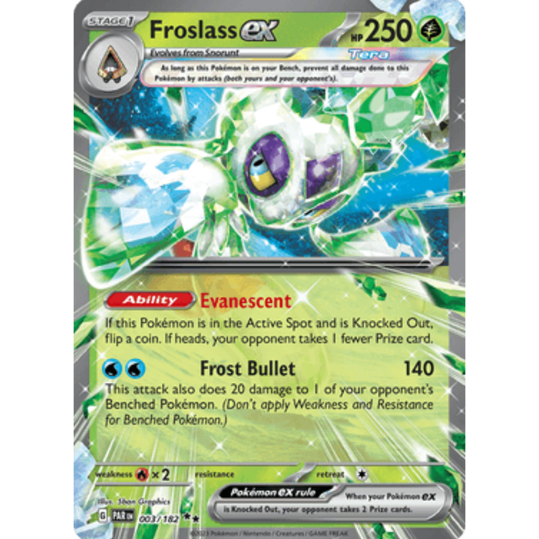 Froslass ex 003/182  - Holofoil SV04 Paradox Rift - Double Rare