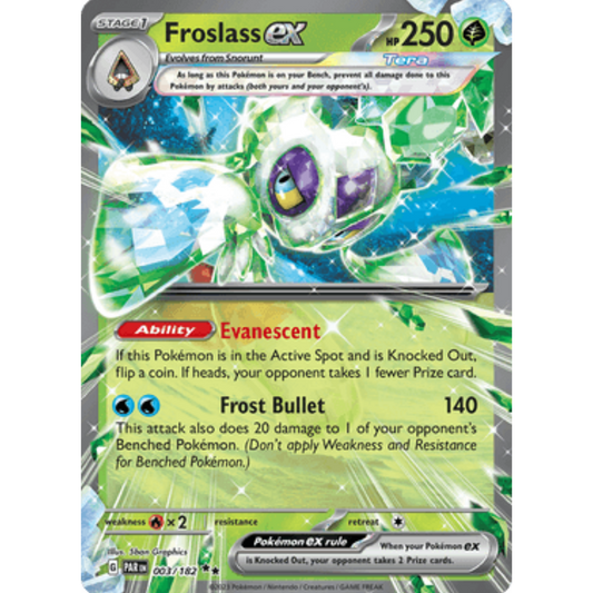 Froslass ex 003/182  - Holofoil SV04 Paradox Rift - Double Rare