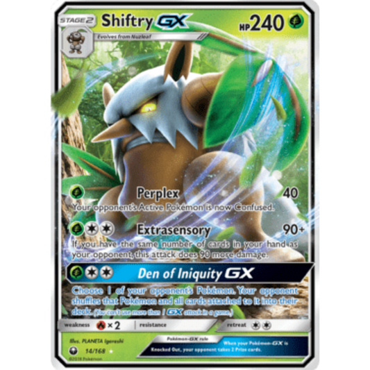 Shiftry GX (14/168) [Sun & Moon: Celestial Storm]
