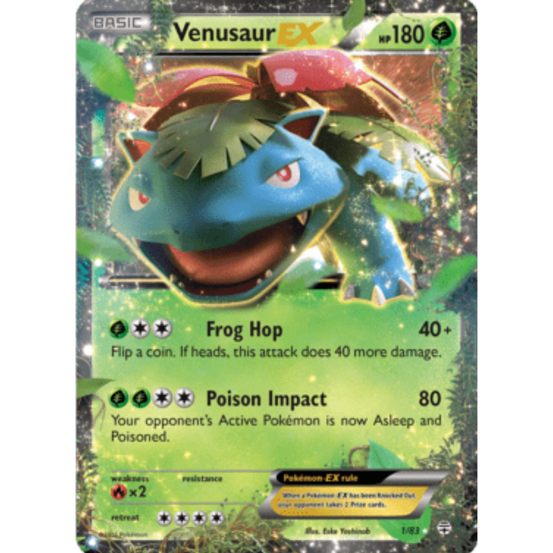 Venusaur EX 001/83  - Holofoil Generations - Ultra Rare