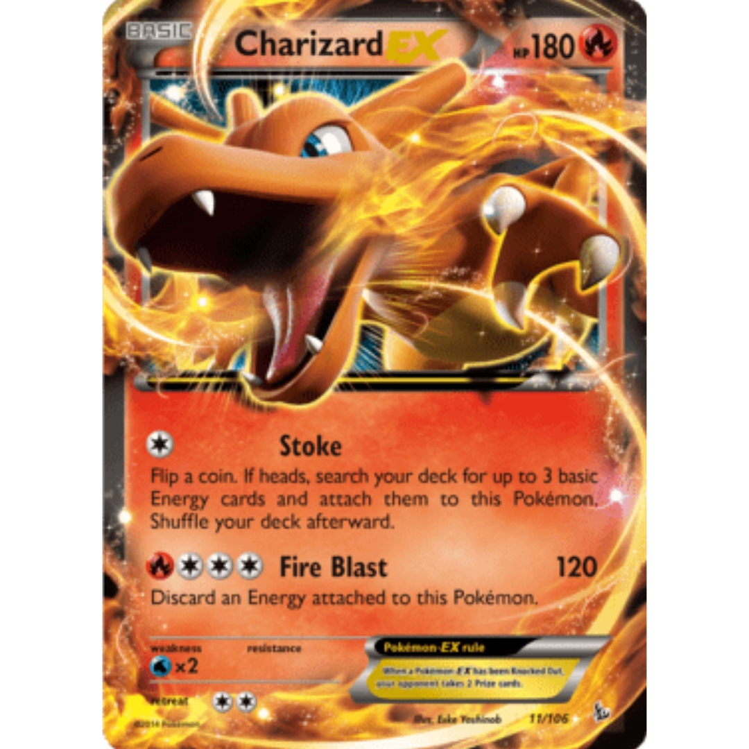 Charizard EX (11) 011/106  - Holofoil XY  Flashfire - Ultra Rare