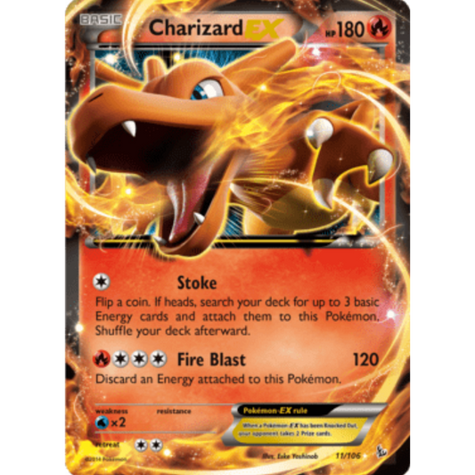 Charizard EX (11) 011/106  - Holofoil XY  Flashfire - Ultra Rare