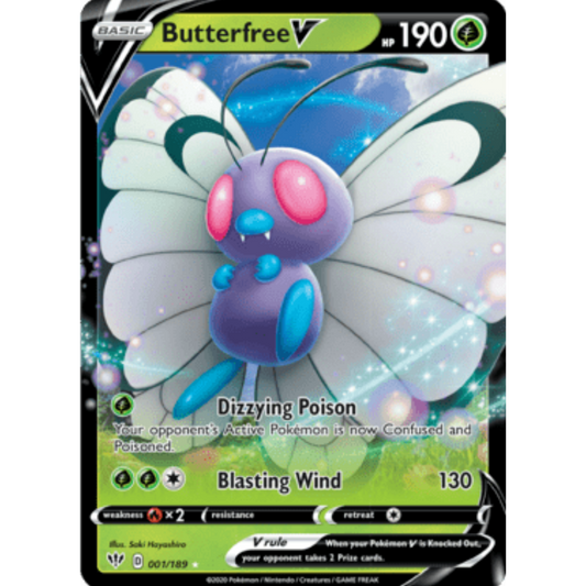 Butterfree V (001/189) [Sword & Shield: Darkness Ablaze]