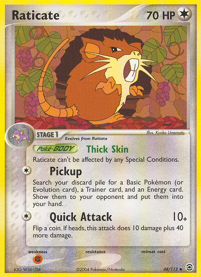 Raticate  FireRed & LeafGreen - Uncommon