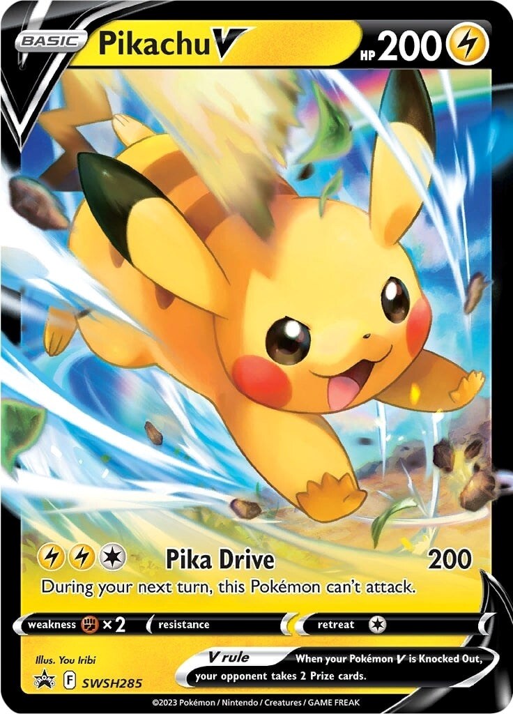 Pikachu V SWSH285  - Holofoil SWSH Sword & Shield Promo Cards - Promo