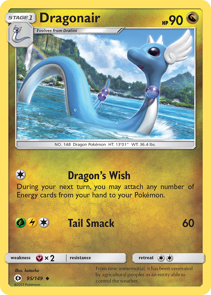 Dragonair 095  SM Base Set - Uncommon