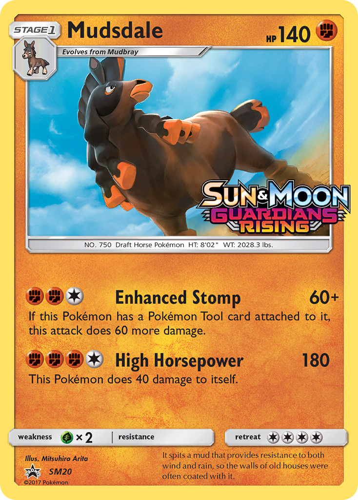 Mudsdale - SM20 (Prerelease)  - Holofoil SM Promos - Promo