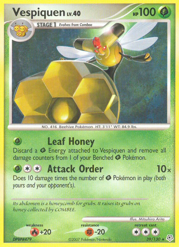 Vespiquen  Diamond and Pearl - Rare