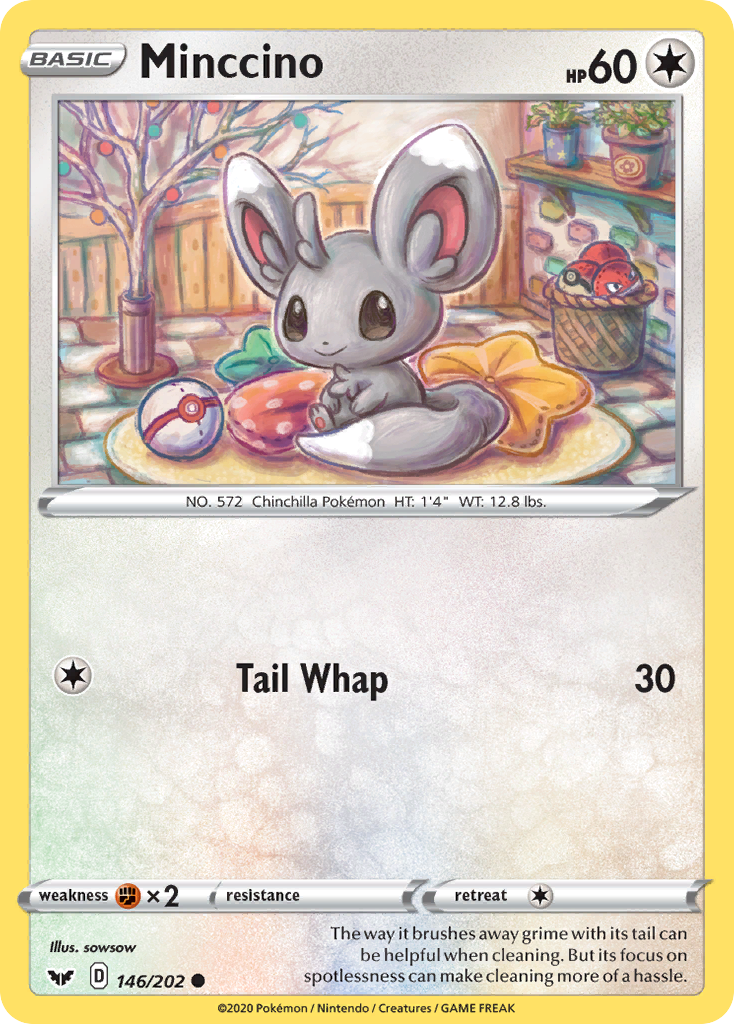 Minccino (146) 146  SWSH01 Sword & Shield Base Set - Common