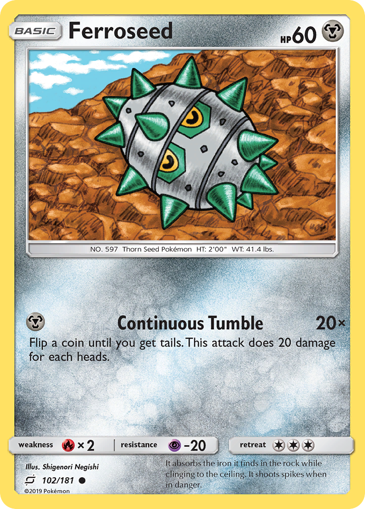 Ferroseed  SM  Team Up - Common