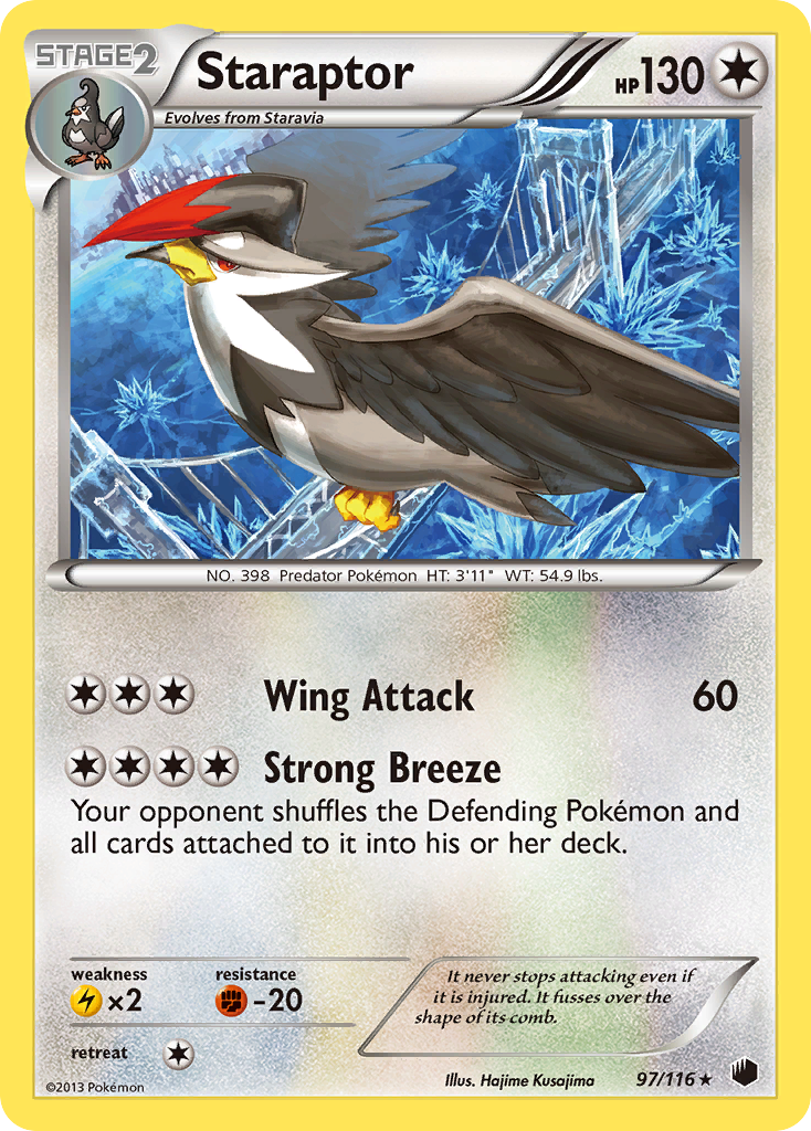 Staraptor  Plasma Freeze - Rare