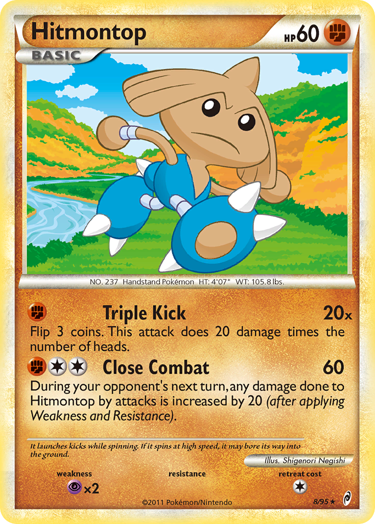 Hitmontop  - Holofoil Call of Legends - Holo Rare