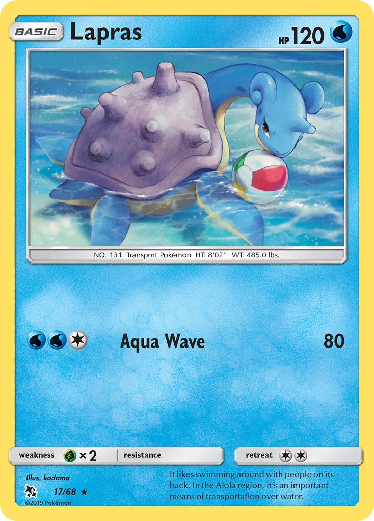 Lapras 017  Hidden Fates - Rare