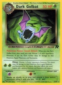 Dark Golbat (24) 024  - Unlimited Team Rocket - Rare