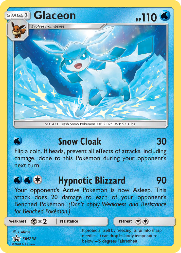 Glaceon SM238  SM Promos - Promo