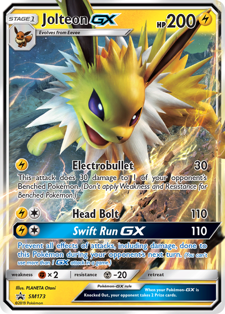 Jolteon GX SM173  - Holofoil SM Promos - Promo