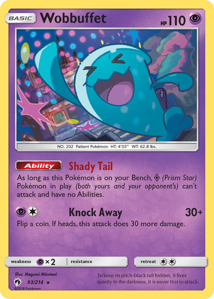 Wobbuffet 093  SM  Lost Thunder - Rare