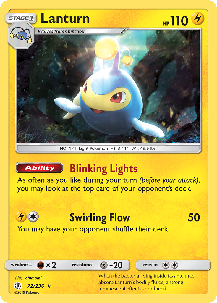 Lanturn  SM  Cosmic Eclipse - Rare