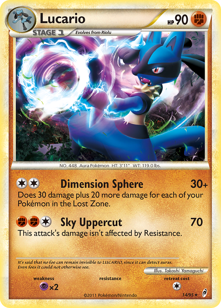 Lucario  - Holofoil Call of Legends - Holo Rare
