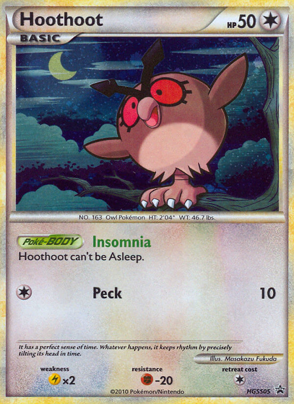 Hoothoot - HGSS05  - Holofoil HGSS Promos - Promo