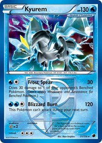 Kyurem - 31/116/116  Deck Exclusives - Rare
