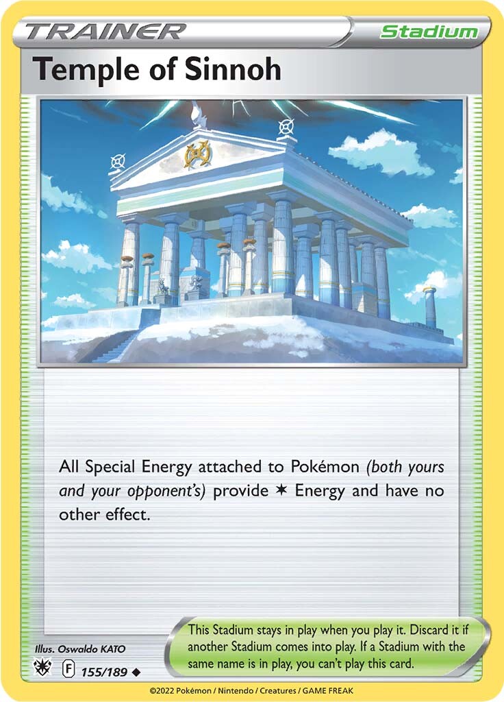 Temple of Sinnoh 155  SWSH10 Astral Radiance - Uncommon