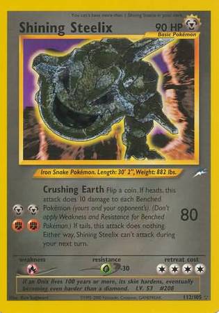 Shining Steelix  Neo Destiny - Secret Rare