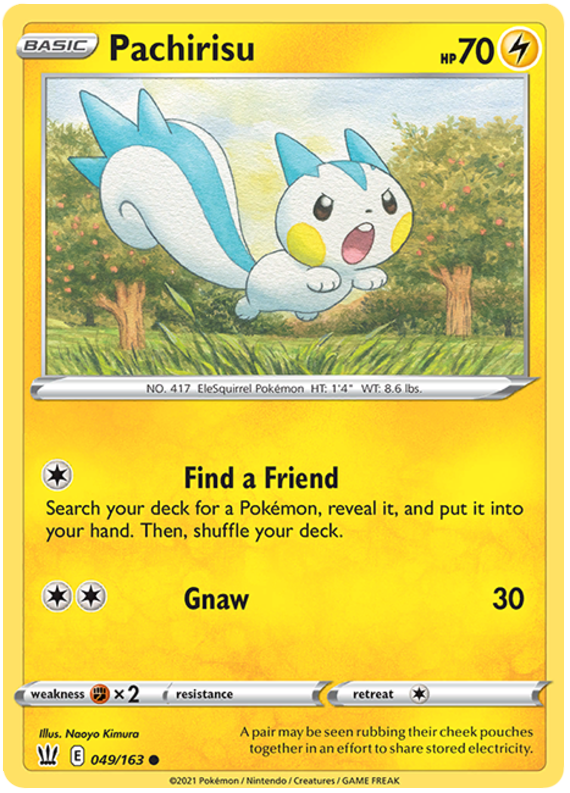 Pachirisu 049  SWSH05 Battle Styles - Common