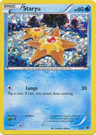 Staryu - 4/12/12  - Holofoil McDonalds Promos 2015 - Promo