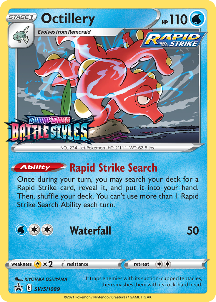 Octillery - SWSH089 (Prerelease)  - Holofoil SWSH Sword & Shield Promo Cards - Promo