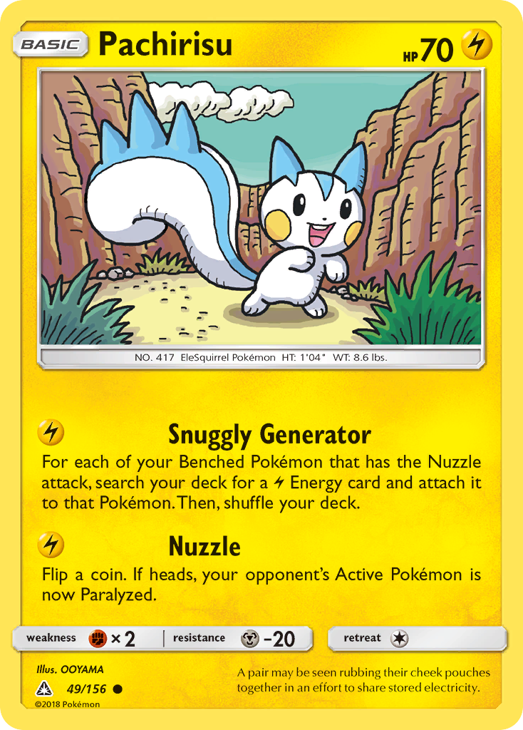 Pachirisu 049  SM  Ultra Prism - Common