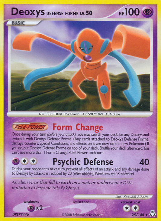 Deoxys Defense Forme  Legends Awakened - Rare
