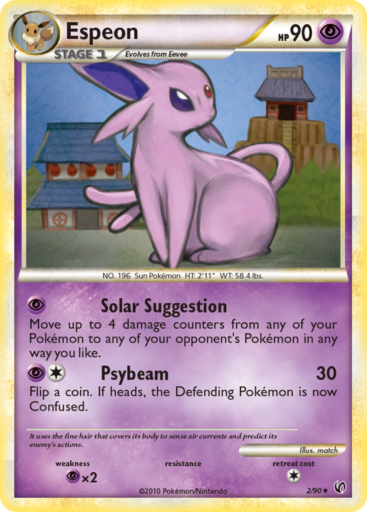 Espeon  - Holofoil Undaunted - Holo Rare