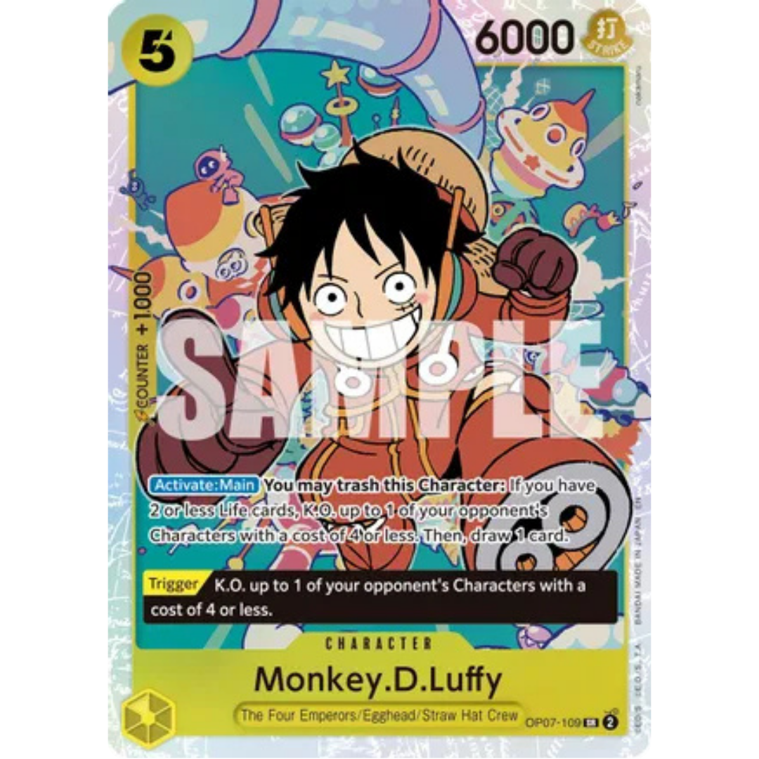 Monkey.D.Luffy - OP07-109 (Reprint) (OP07-109) - Premium Booster -The Best- Vol. 2 Foil