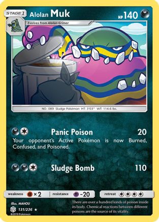 Alolan Muk 131  SM  Cosmic Eclipse - Rare