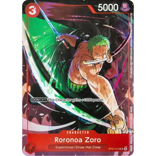 Roronoa Zoro (Gift Collection 2023) (ST01-013) - One Piece Promotion Cards Foil