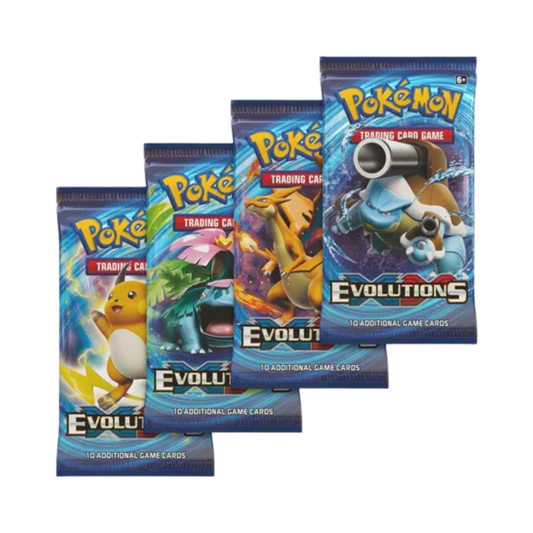 Evolutions Booster Pack Art Bundle [Set of 4]