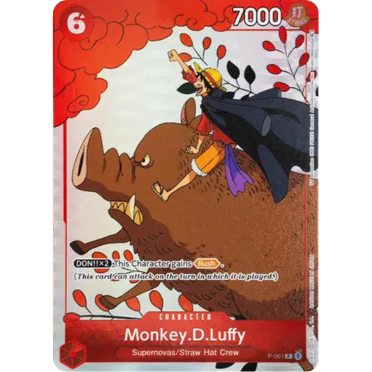 Monkey.D.Luffy (Gift Collection 2023) (P-001) - One Piece Promotion Cards Foil