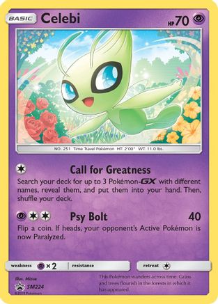 Celebi SM224  - Holofoil SM Promos - Promo