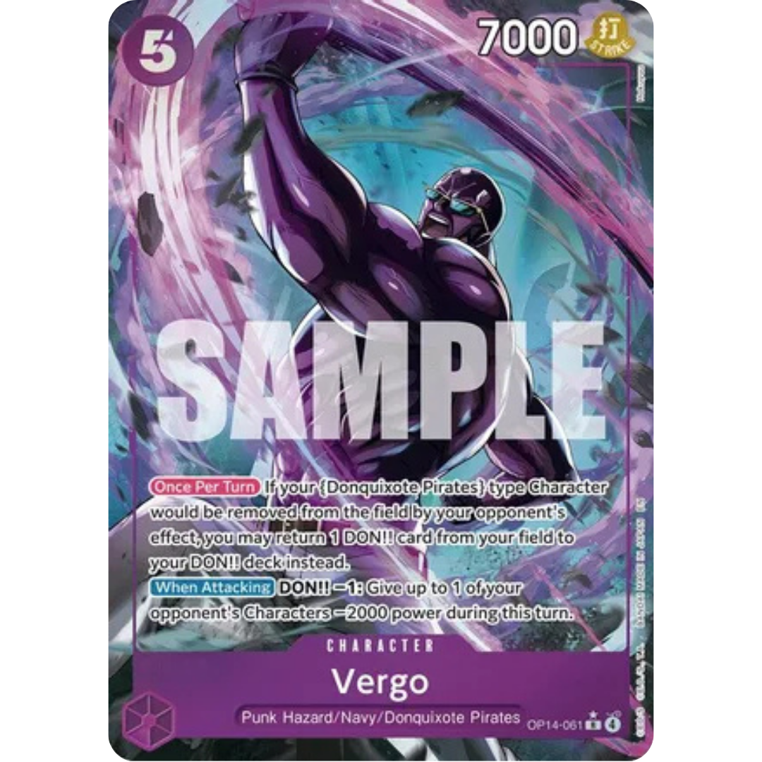 Vergo (Alternate Art) (OP14-061) - The Azure Sea's Seven Foil