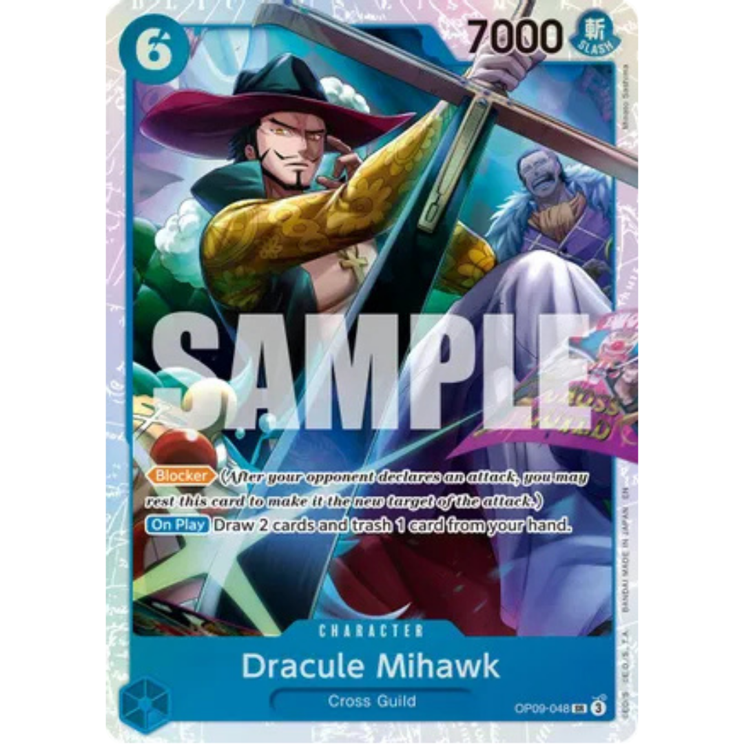 Dracule Mihawk - OP09-048 (Reprint) (OP09-048) - Premium Booster -The Best- Vol. 2 Foil